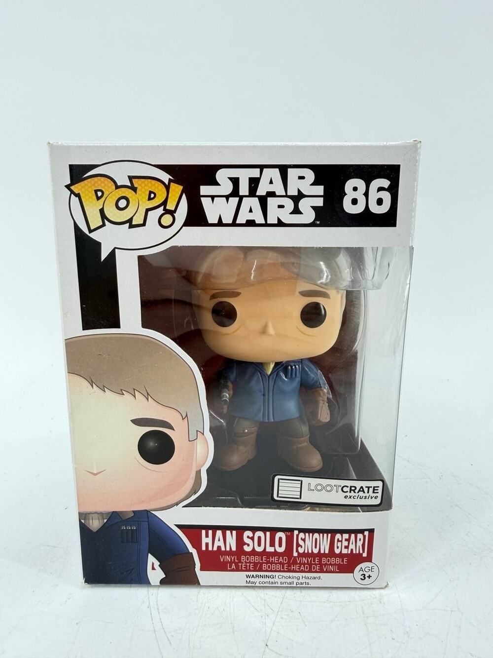 Funko Pop Star Wars Han Solo Snow Gear 86 Loot Crate Exclusive New
